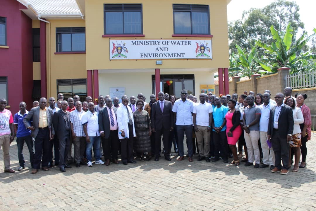 Commissioning the Fort Portal new building offices, construted under the LAEF II Project