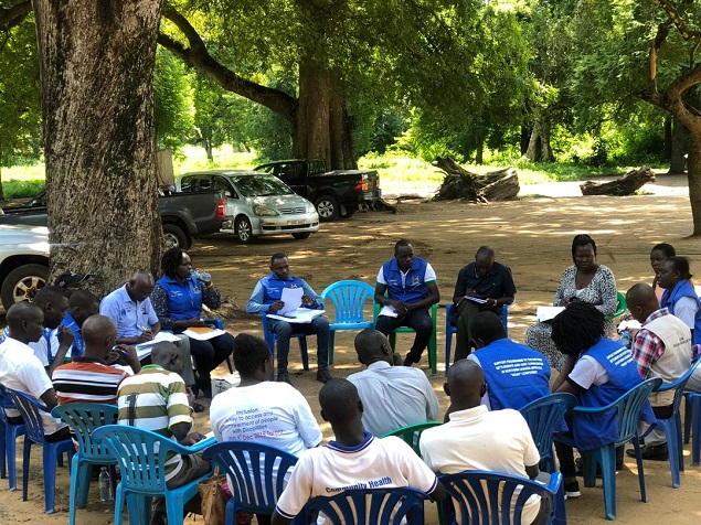  Inspection of the progress of works and site meetings at Alere and Nyumanzi Refugee settlement Water Supply Systems in Adjumani District